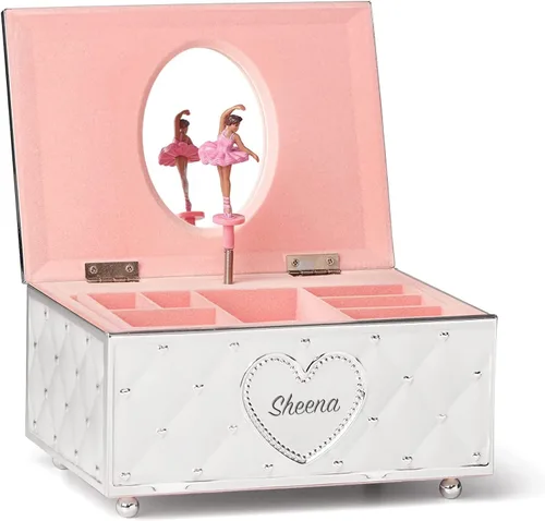 Vista 8 de Joyero musical personalizado de bailarina