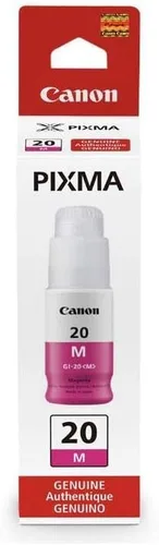 Vista 5 de Canon PIXMA G6020 Supertank inalámbrico (Megatank) GI-20 - Botella de tinta cian, compatible con PIXMA G6020 GI-20, botella de tinta magenta