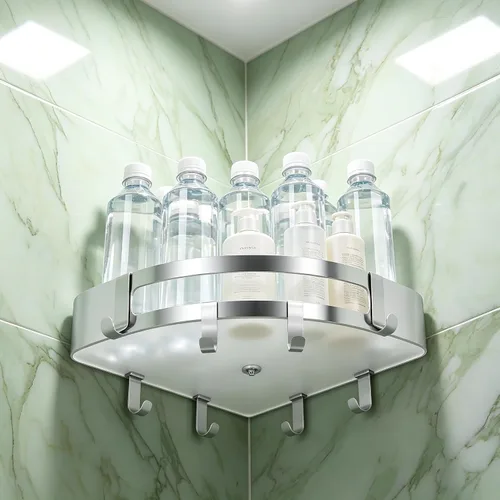 Vista 4 de 4Pcs Shower Caddy Adhesive Replacement, Stickers with Screws