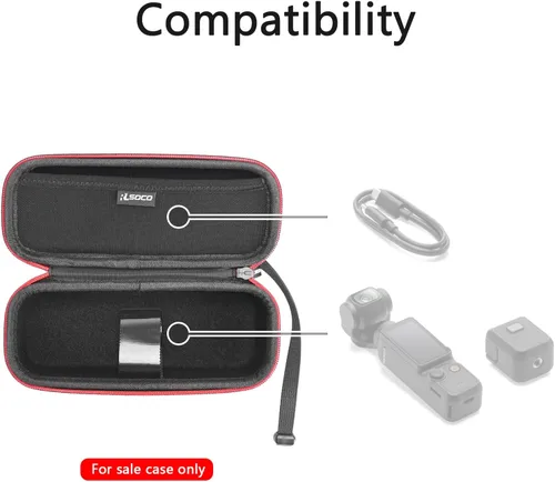 Vista 3 de RLSOCO Estuche de transporte para DJI Osmo Pocket 4/Osmo Pocket 3 Creator Combo (solo funda)
