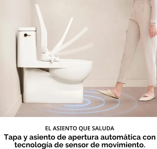 Vista 7 de TUSHY Aura - Asiento de bidé eléctrico de lujo Asiento de inodoro con calefacción con control de temperatura, agua caliente ajustable al instante