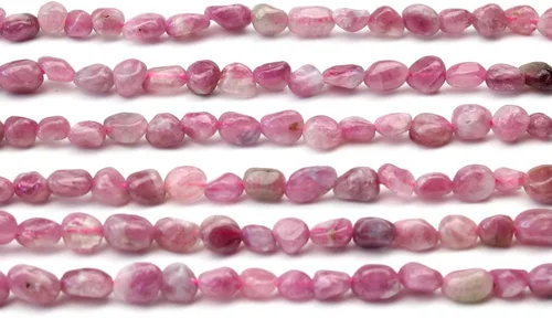 Vista 20 de MJDCB Cuentas de piedra de forma irregular natural de 8-10 mm, turquesa de África, piedras preciosas para sanación energética, para hacer joyas