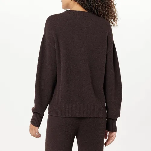 Vista 2 de The Drop Suéter Carter de cuello redondo súper suave para mujer
