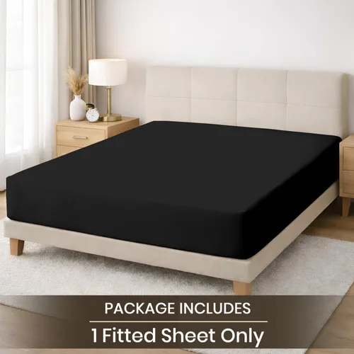 Vista 46 de SGI bedding 100% Egyptian Cotton 600 TC Twin Size Fitted Sheet Only Soft, Smooth Sateen Weave 15" inch Deep Pocket Fitted Bed Sheet - White