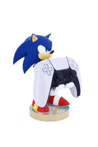 Vista 2 de Cable Guys - Modern Sonic the Hedgehog Gaming Accessories Holder & Phone Holder for Controller (Xbox, Play Station, Nintendo Switch) & Phone