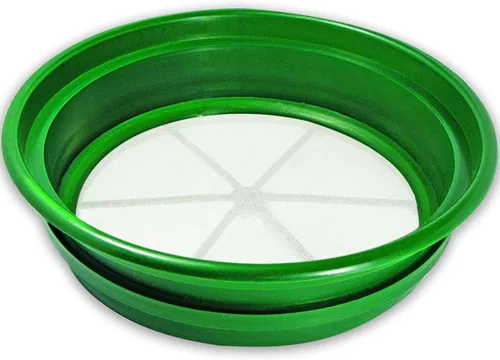 Vista 13 de SE Bandeja Clasificadora Apilable para Prospección de Oro de 13.25 Pulgadas de Ancho - Bandeja de Tamizado con Malla de Acero Inoxidable de 1/2