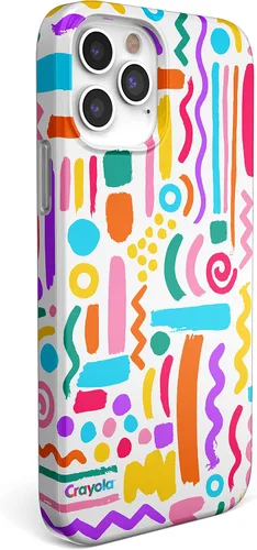 Vista 2 de Funda Casely para iPhone 11 Pro Max Deja Tu Marca Funda de Pintura Crayola