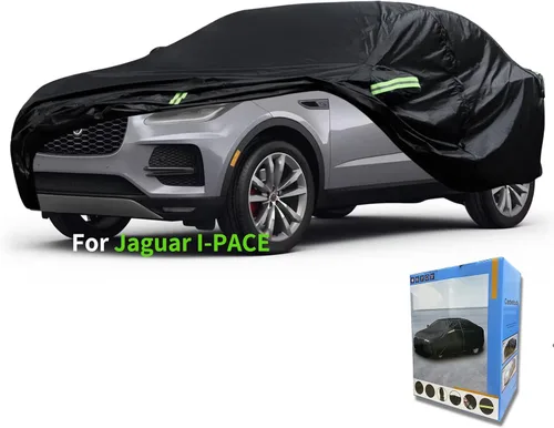 Vista 19 de Funda para automóvil a medida para Jaguar, funda de automóvil de 7 capas impermeable para todo tipo de clima, para exteriores, cubierta completa