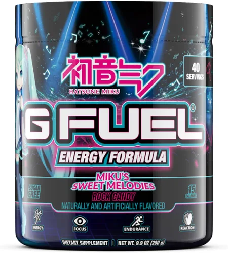 Vista 7 de G Fuel aDrive - Polvo de bebida energética, mezcla de cafeína preentrenamiento para juegos, sin azúcar, aminoácidos para el enfoque, vitaminas +