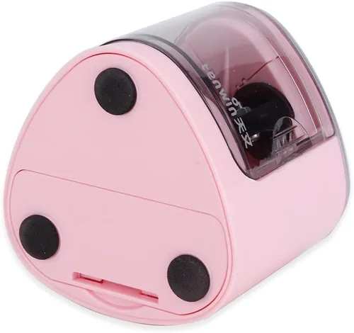 Vista 6 de SEIWEI Sacapuntas eléctrico automático para lápices de colores de 0.236-0.315 in/0.354-0.472 in, diseño de doble agujero, para adultos, niños, uso