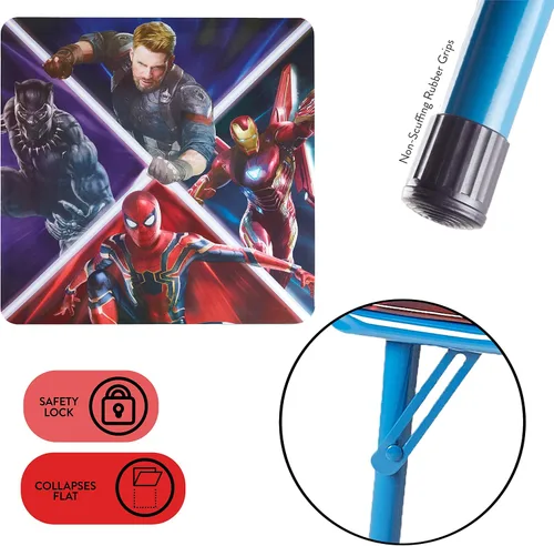 Vista 6 de [Usado] Marvel Avengers Infinity War - Juego de mesa cuadrada y silla de actividades para niños, 3 años en adelante