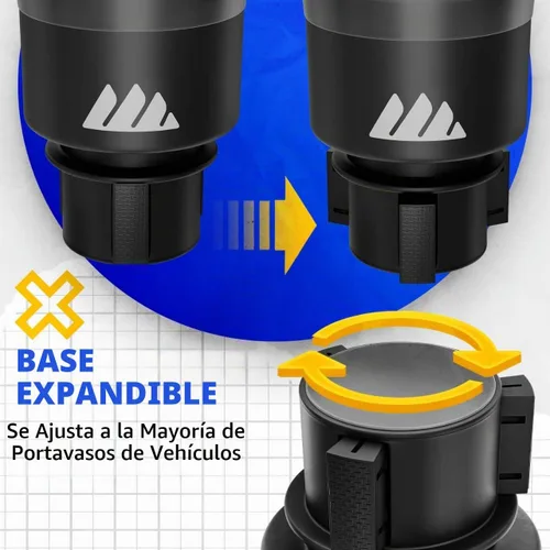 Vista 3 de Integral Expansor de portavasos de coche para Hydro Flask y botellas