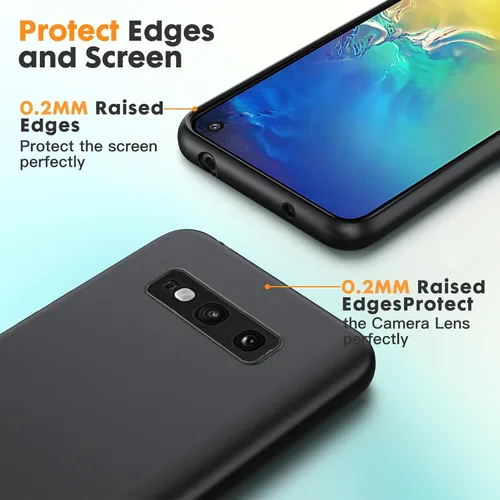 Vista 2 de Dioxide Funda compatible con Samsung Galaxy S22 con protector de pantalla, silicona TPU suave, a prueba de golpes, antideslizante, funda protectora