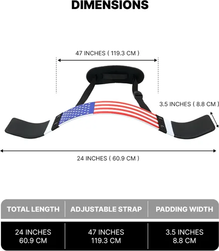 Vista 7 de DMoose Fitness Brazo Blaster para bíceps y tríceps – Aluminio resistente, acolchado suave para el cuello y correas ajustables – Soporte de rizo