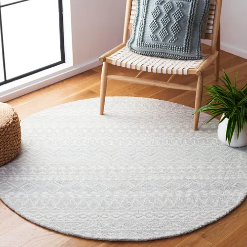 Vista 20 de SAFAVIEH Micro-Loop Collection - Alfombra decorativa de 2 x 3 pies, color aguamarina y marfil, hecha a mano de lana tribal marroquí bohemia, ideal