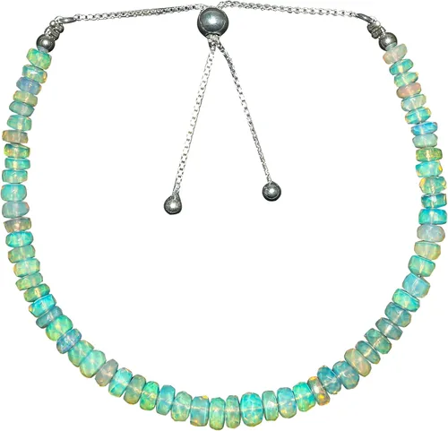 Vista 26 de Pulseras bolo con cuentas de piedras preciosas naturales, piedras de cuentas surtidas, joyería hipoalergénica bohemia hecha a mano para mujeres
