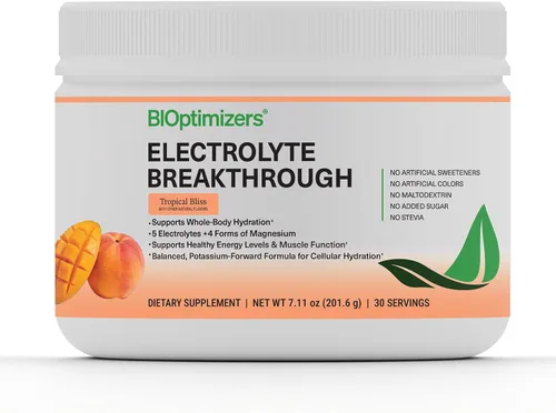 Vista 12 de BIOptimizers Polvo innovador de electrolitos, bayas equilibradas, 30 Apoya la hidratación de todo el cuerpo, el equilibrio de electrolitos