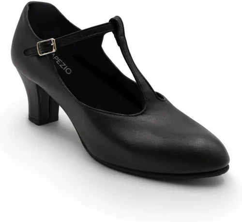 Vista 2 de Capezio Jr. Zapatos con correa T para mujer Footlight
