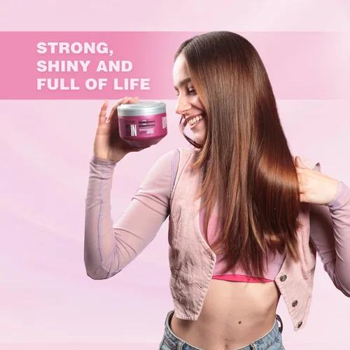 Vista 5 de Salon In de Recamier Máscara de tratamiento profundo Liss Control Cuidado del cabello con control de encrespamiento 10.58 oz / 300 g