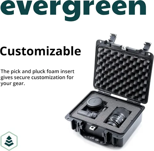 Vista 8 de Evergreen 300 - Cámara individual Mil Spec fabricada en Estados Unidos con almacenamiento de lente o pistola individual con estuche de capacidad