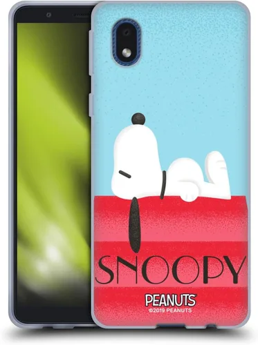 Vista 114 de Head Case Designs Snoopy Deco Dreams - Funda de gel con licencia oficial de Peanuts Blue Pattern [protección de grado militar] compatible con Google