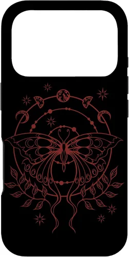 Vista 30 de Alt Emo Fairy Grunge Fairycore Goth Moth Moon Phases Case for iPhone 16
