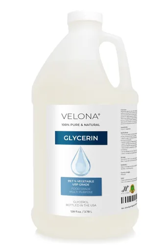 Vista 10 de velona Glicerina vegetal USP grado 2 fl oz Aceite portador 100% puro y natural Hidratante para cabello y cara para piel seca, baño de burbujas