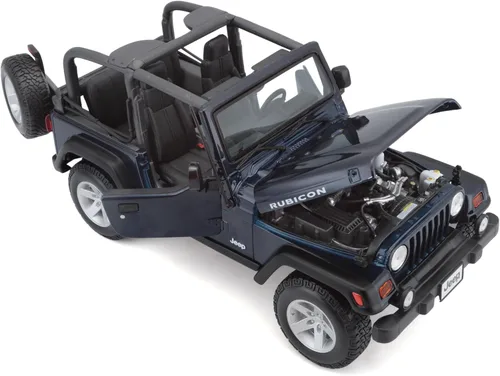 Vista 3 de Maisto Jeep Wrangler Rubicon 1:18 (los colores pueden variar)