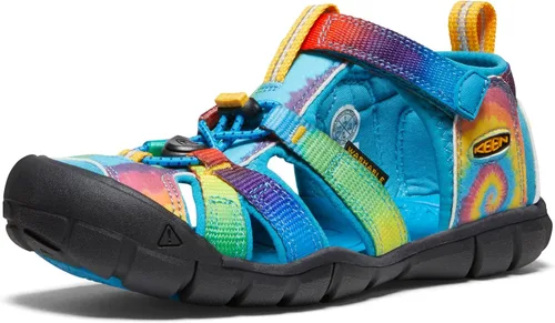 Vista 38 de KEEN Sandalias unisex para niños Seacamp 2 CNX con puntera cerrada Azul Azur/Blanco Estrella