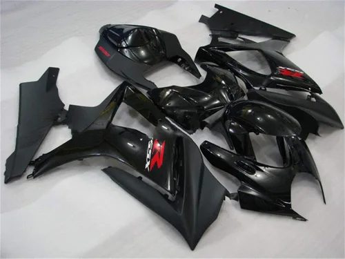 Vista 2 de Carenado de carrocería negro mate brillante de plástico apto para Suzuki 2007 2008 GSXR 1000 inyección ABS nuevo Aftermarket Kit Kit GSXR-1000 07 08