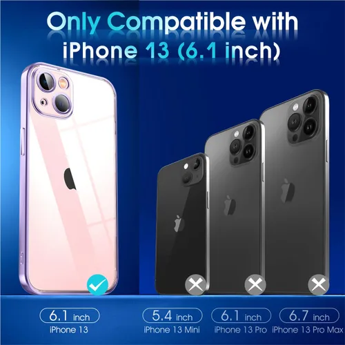 Vista 459 de Supdeal Funda cristalina transparente para iPhone 11, [No se amarillea] [Protección de la cámara] [Probado contra caídas de grado militar] Funda