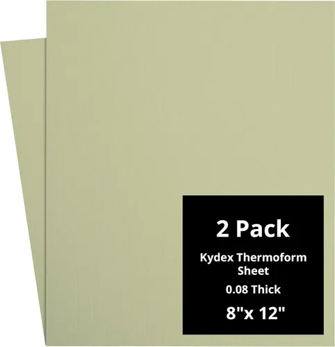 Vista 22 de Kydex Sheets - Solid Color DIY Kit for Crafting Holsters, Sheaths, and Mag Pouches - (8x8, 8x12, 12x12), Premium Thermoform Sheets - Thick, Durable