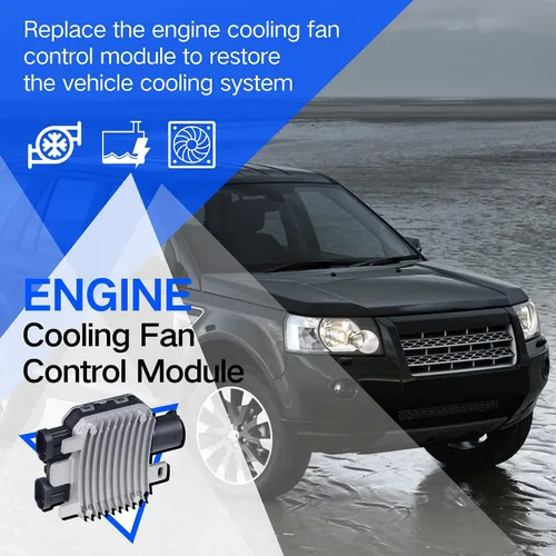Vista 4 de Módulo de control de ventilador de refrigeración compatible con Volvo S60 S80 V40 V60 XC60 XC70; Land Rover Evoque Freelander II; Ford Galaxy