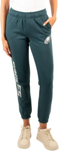 Vista 27 de Ultra Game NFL - Pantalones deportivos de vellón supersuaves para mujer Gris brezo