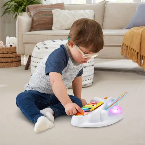 Vista 4 de LeapFrog Piano de luces arcoíris para aprender y tocar