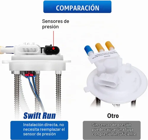 Vista 5 de Ensemble de bomba de combustible compatible con camioneta Silverado de Chevy, compatible con GMC Sierra, 1999-2004 4.3L 4.8L 5.3L 6.0L 8.1L