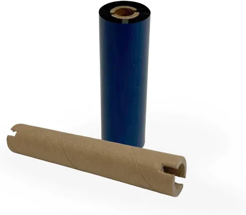 Vista 29 de Wolfbarco 1 Roll 1.57" x 1476' 40mm x 450m Premium Resin-Enhanced Wax Ribbon, Black Barcode Thermal Transfer Ribbon 1" Core Coated Ink Outside (CSO)