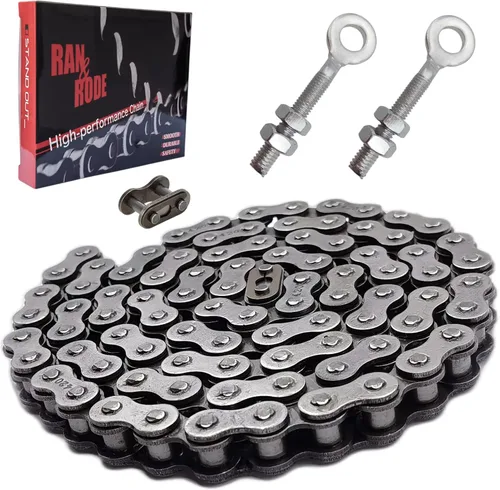 Vista 7 de Cadena delantera de mini bicicleta compatible con Coleman CT200U CT200U-EX BT200X Cadena de mini bicicleta MB200 MB165 Baja Warrior Heat Mini Baja