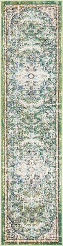 Vista 71 de SAFAVIEH Colección Madison MAD447B - Tapete bohemio con medallón antiguo y elegante, no desprende pelusa, para la sala, dormitorio, comedor