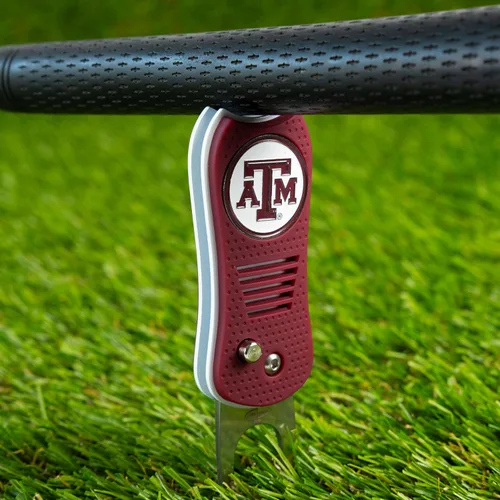 Vista 5 de Team Golf NCAA - Herramienta de divot de hoja conmutadora con marcador magnético de doble cara, presenta diseño patentado de una sola punta, causa