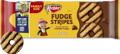 Vista 12 de Keebler Fudge Stripes - Galletas con caramelo Keebler, original, 11.5 onzas