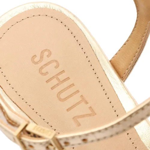 Vista 6 de SCHUTZ KEEFA para mujer Platina Metallic Napa