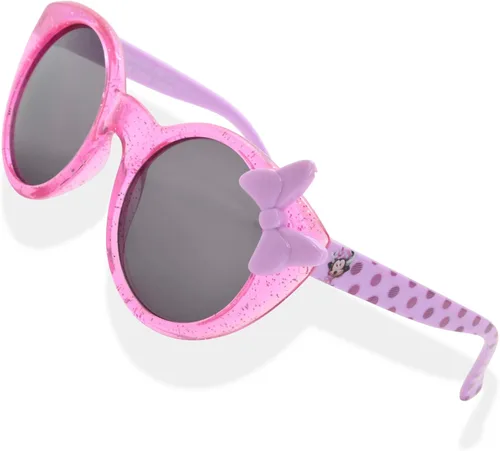 Vista 2 de Minnie Mouse - Gafas de sol para niñas con estuche para gafas para niños pequeños