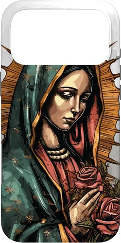 Vista 22 de Funda para iPhone 12 Pro Max Virgen De Guadalupe Católica Virgen De Guadalupe