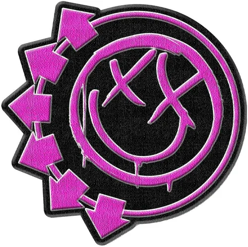 Vista 2 de Parche tejido Blink 182 Pink Neon Six Arrows para hombre