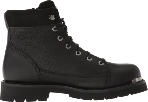 Vista 6 de HARLEY-DAVIDSON FOOTWEAR Botas de motocicleta Chipman unisex para adultos, Negro
