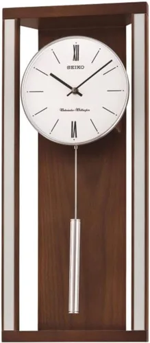 Vista 6 de Seiko Reloj de Pared Moderno Deco con Péndulo y Doble Campanadas