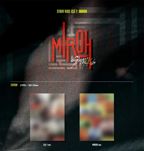 Vista 2 de Stray Kids - Clé 1: MIROH [Standard-Clé 1 ver.] 1CD + Fotobook + 3QR Photocard+Prepedido Beneficio+Póster Plegado + Doble Lado Extra Photocards Set