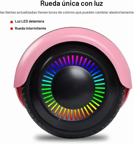 Vista 4 de Flying-ANT Hoverboard de 6.5 pulgadas, autoequilibrante, con Bluetooth y luces LED intermitentes, aeropatín para niños y adolescentes