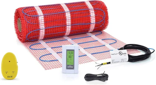 Vista 12 de tapete eléctrico de calefacción, mosaico radiante 120 V